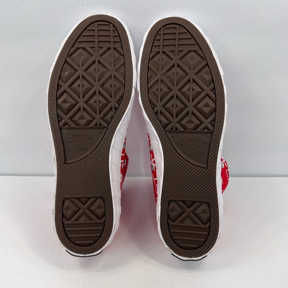 ⭐️CONVERSE 💯 “NOT A CHUCK”, RED, UNISEX MEN’S 9, WOMEN’S 11, HIGH TOP SNEAKERS - Picture 6 of 14